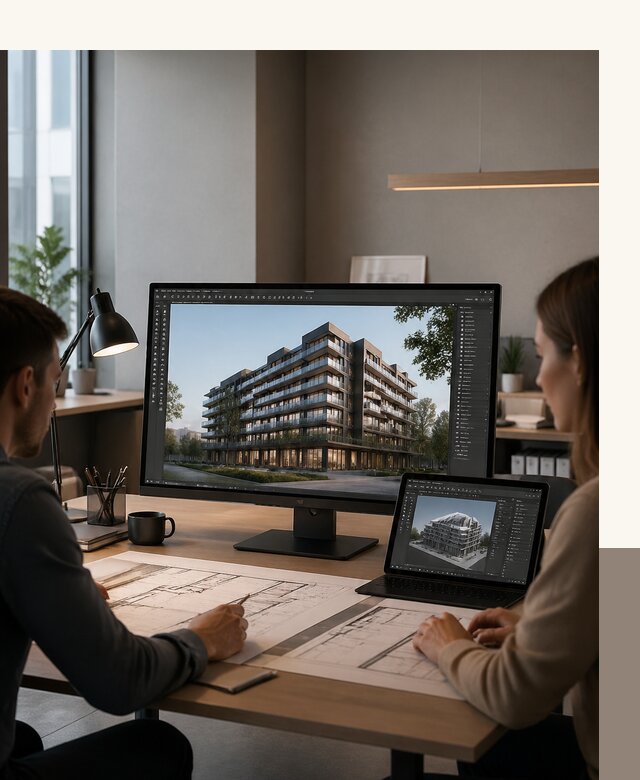 3D визуализация архитектуры и объектов строительства в Лесосибирске